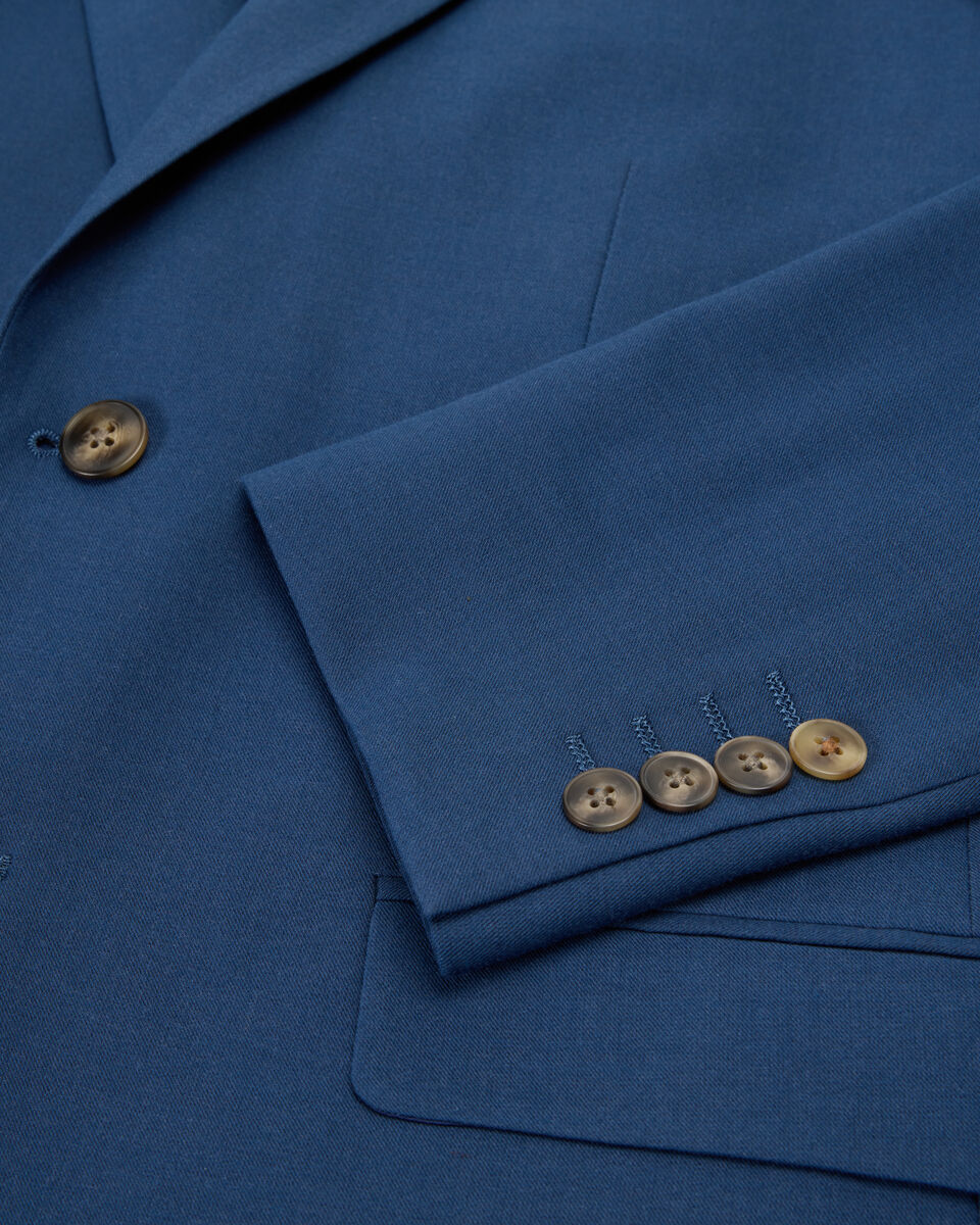 Single Breasted Tailored Jacket, Steel Blue, hi-res